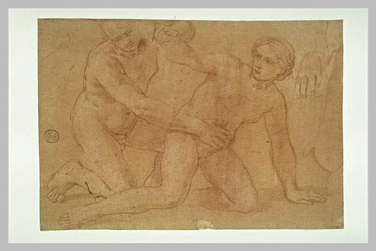 Due figure in ginocchio